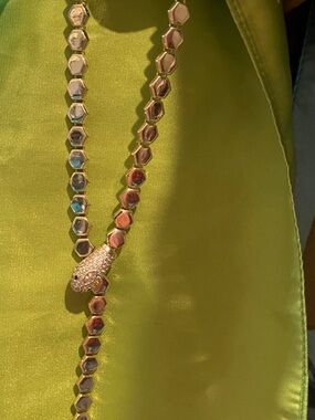 Melinda Maria costume Gold Snake Chain Necklace